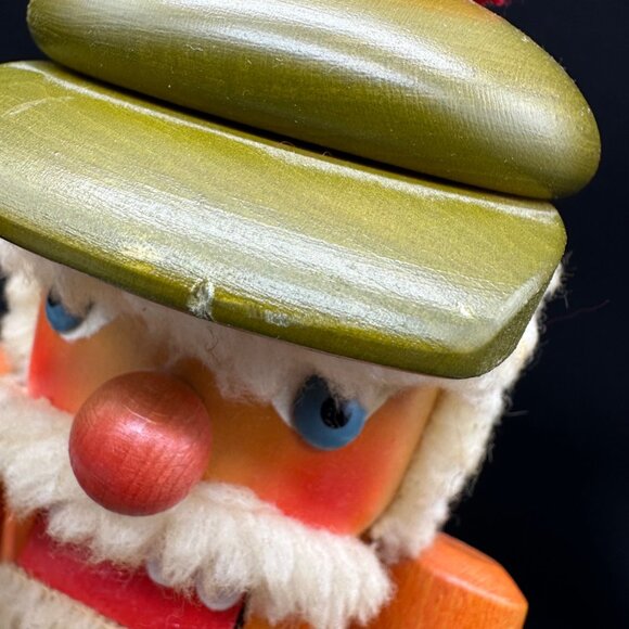 Vintage Golfer Nutcracker Christian Ulbricht West Germany 1980s Wood Golf Club - Picture 9 of 13